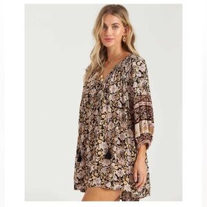 Billabong Boho Gypsy Mini Dress / Tunic